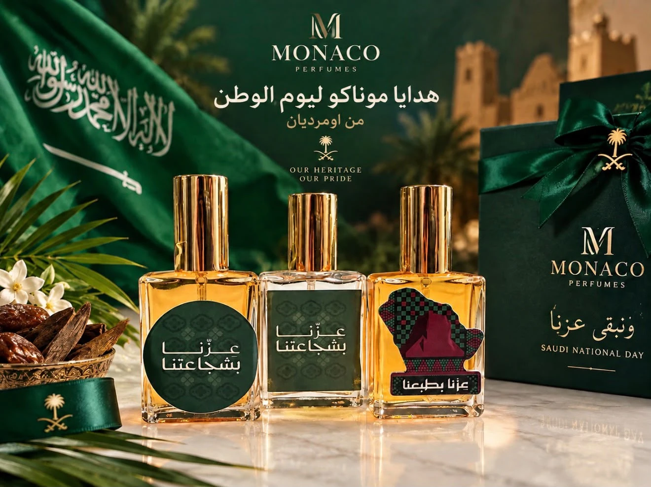 A gift with every order in celebration of National Day (offer valid while supplies last).