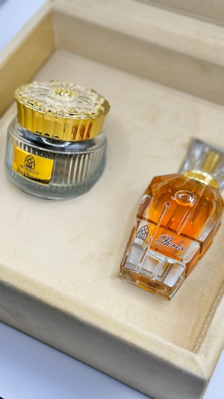 Luxurious velvet gift box of your choice with 50ml perfume and incense